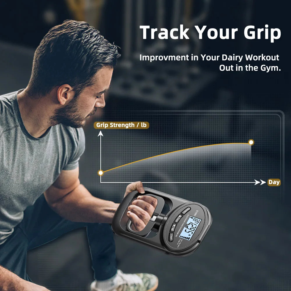 Digital Dynamometer Grips 265 Lbs