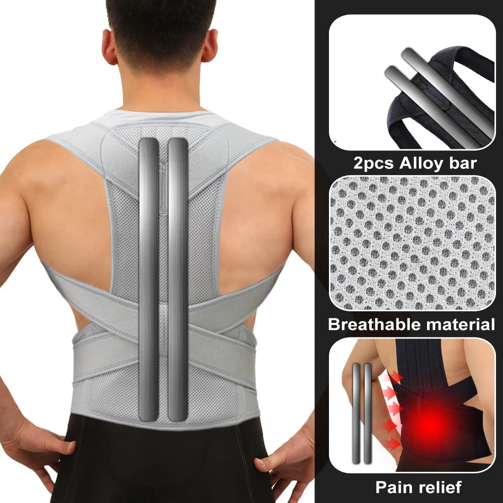 Unisex Adjustable Back Support Belt