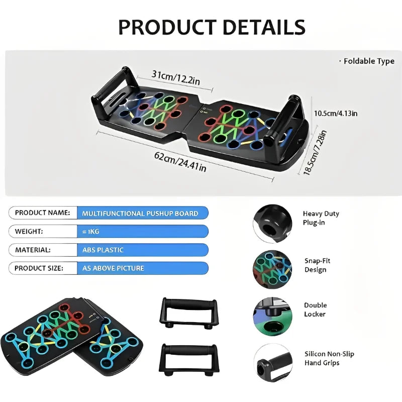 Portable Multifunctional Push-Up Board