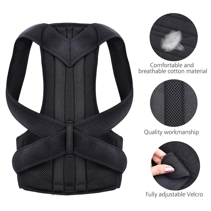 Unisex Adjustable Back Support Belt