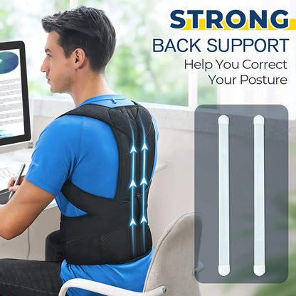 Unisex Adjustable Back Support Belt